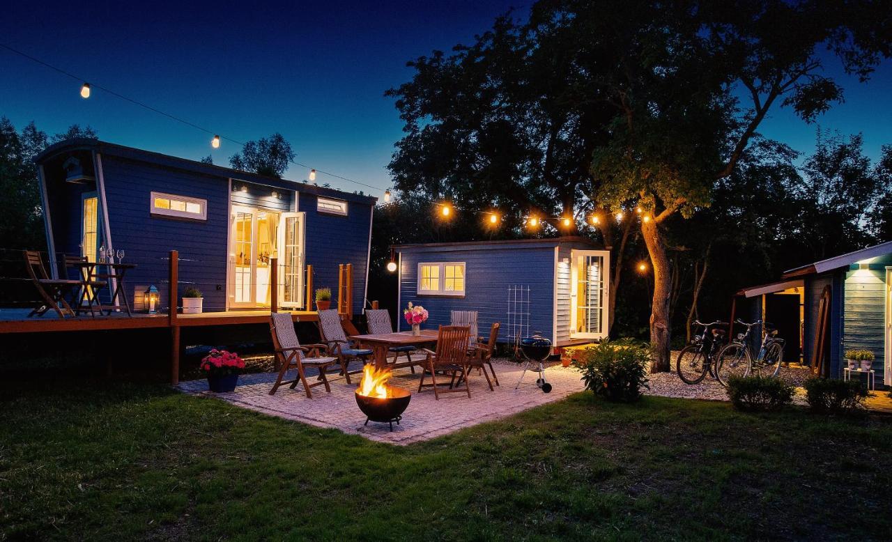 Tinyhouse Am Obsthain Позериц Экстерьер фото